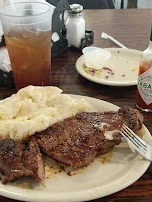 12 Oz Ribeye Steak with Mashed Potatoes